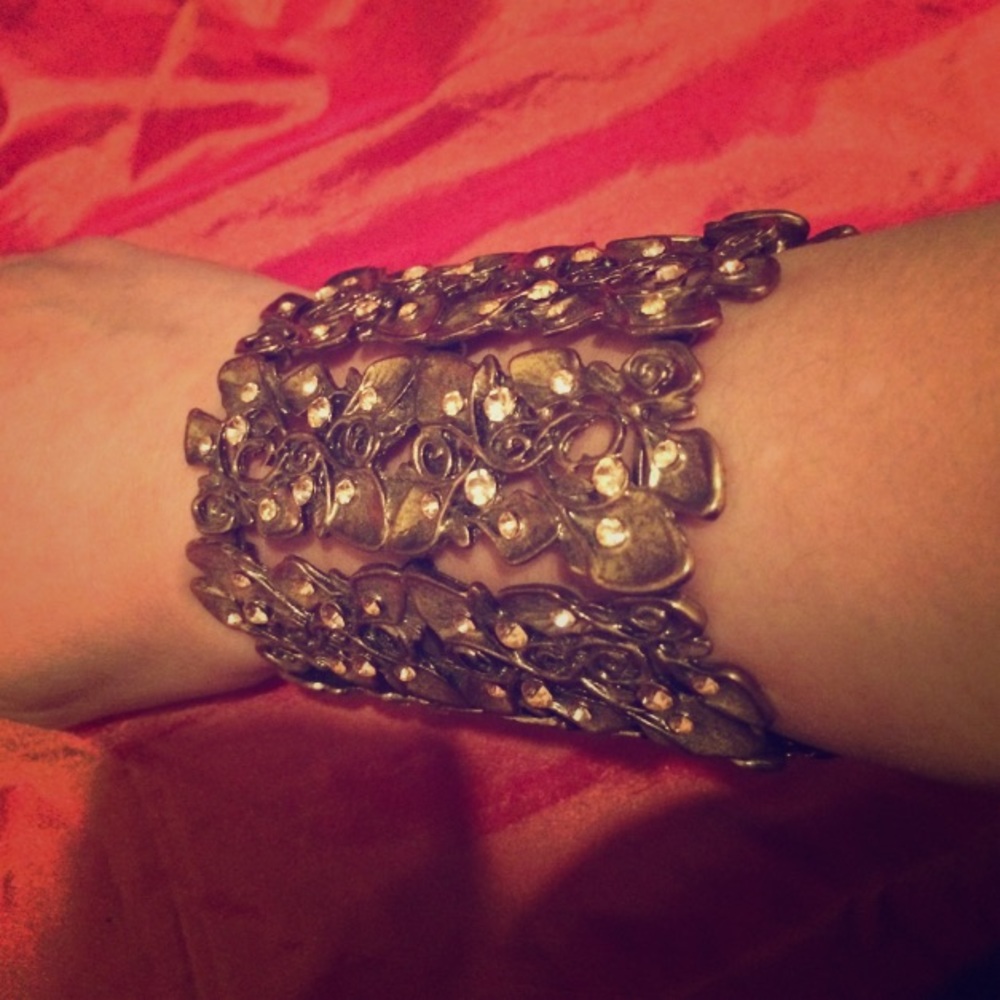 Cuff bracelet statement piece