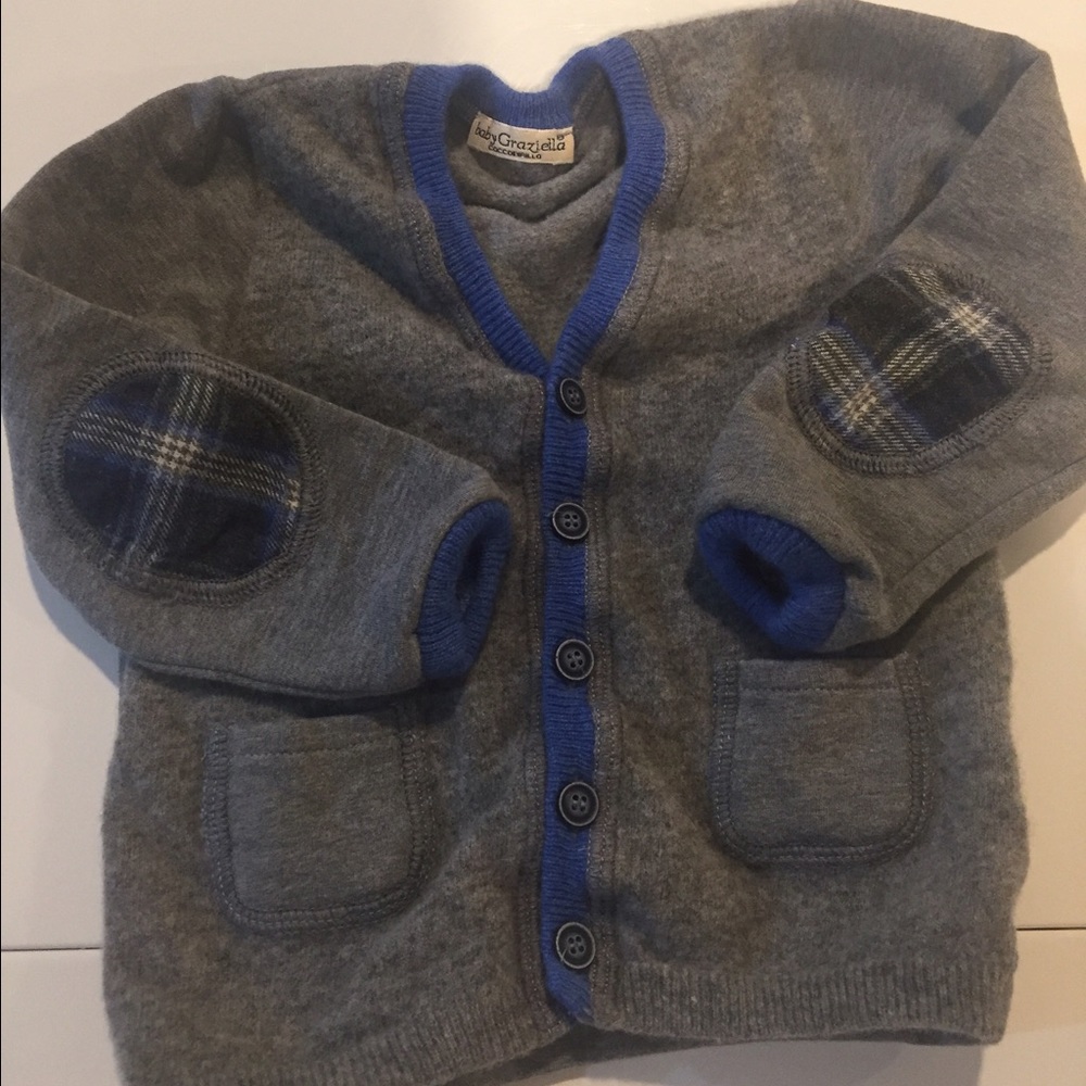 SOLD Italian Boys Wool buttoned cardigan SOLD