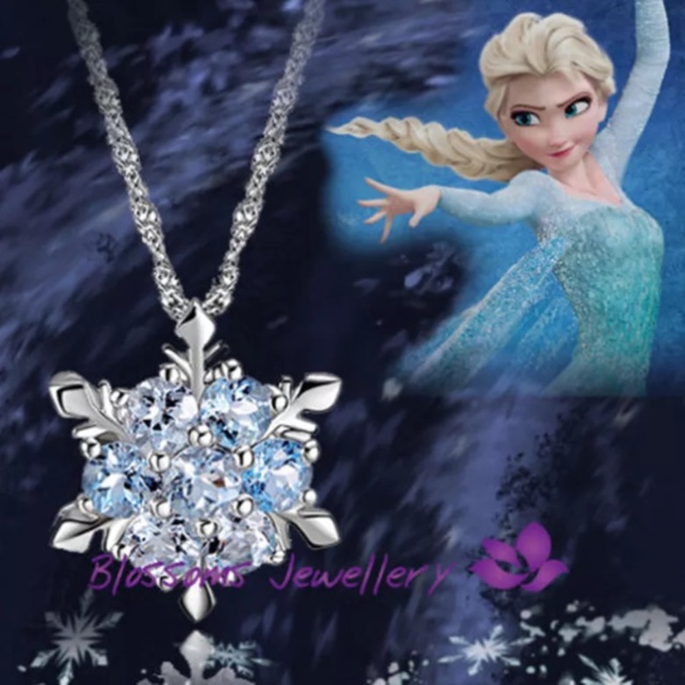 Frozen Queen Elsa's Snowflake Necklace