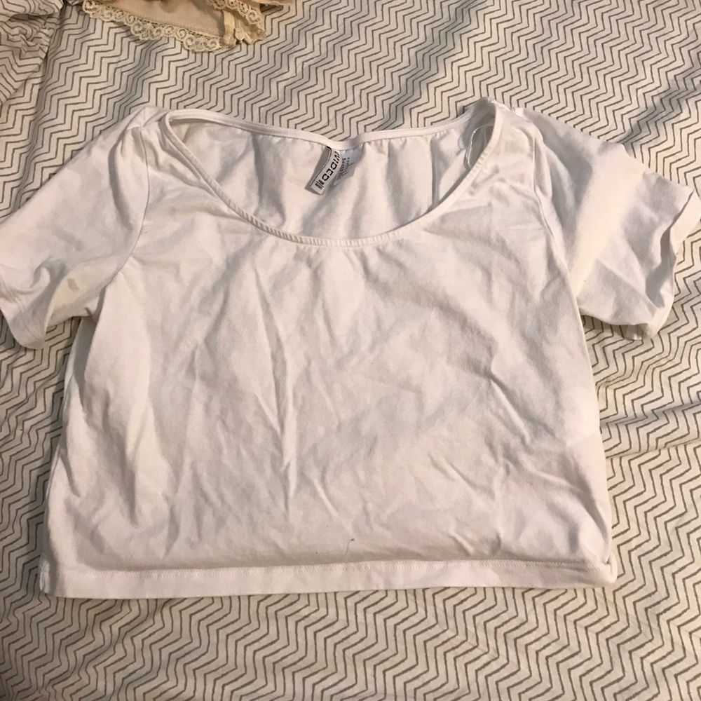 h&M tight crop top