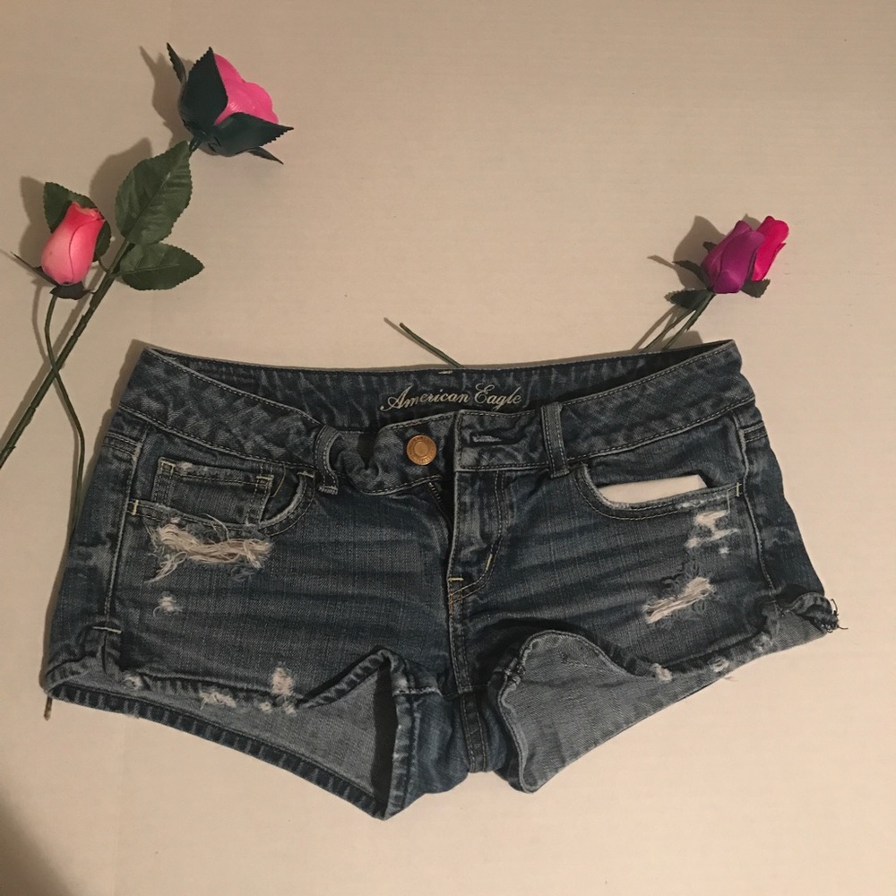 Distressed American Eagle Shorts