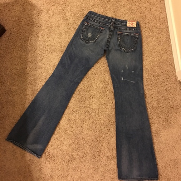 True Religion Jeans BOBBY size 28 distressed - Picture 2 of 8