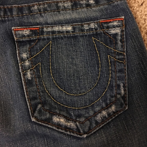True Religion Jeans BOBBY size 28 distressed - Picture 4 of 8