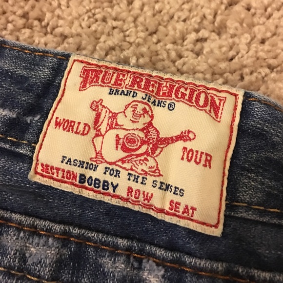 True Religion Jeans BOBBY size 28 distressed - Picture 5 of 8