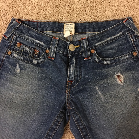 True Religion Jeans BOBBY size 28 distressed - Picture 7 of 8