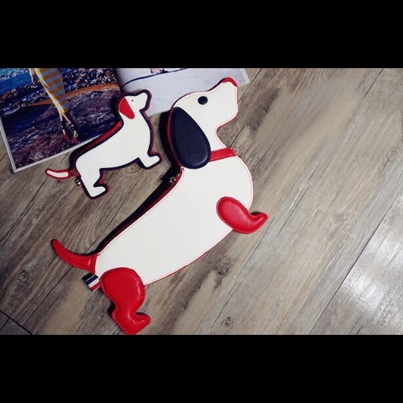 Doggy Clutch Purse AND matching zipper key chain - Picture 1 of 6