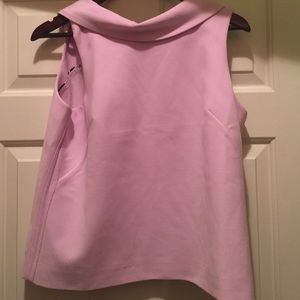 High Collar Pink Shirt