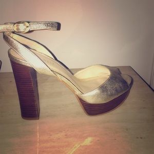 Gold heels