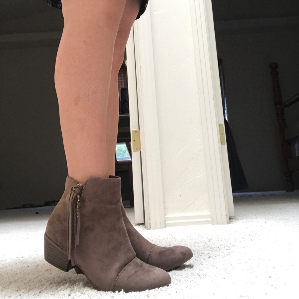 Brand new never worn booties!