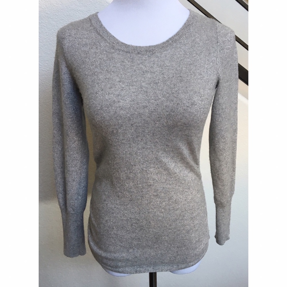Banana Republic silver Italian yarn sweater, M