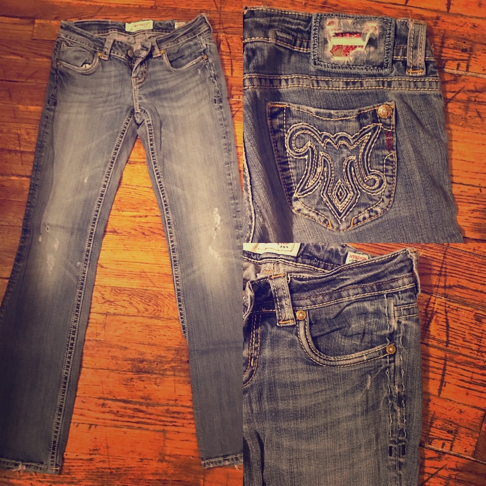 MEK Mykonos bootcut jeans, 27x34!