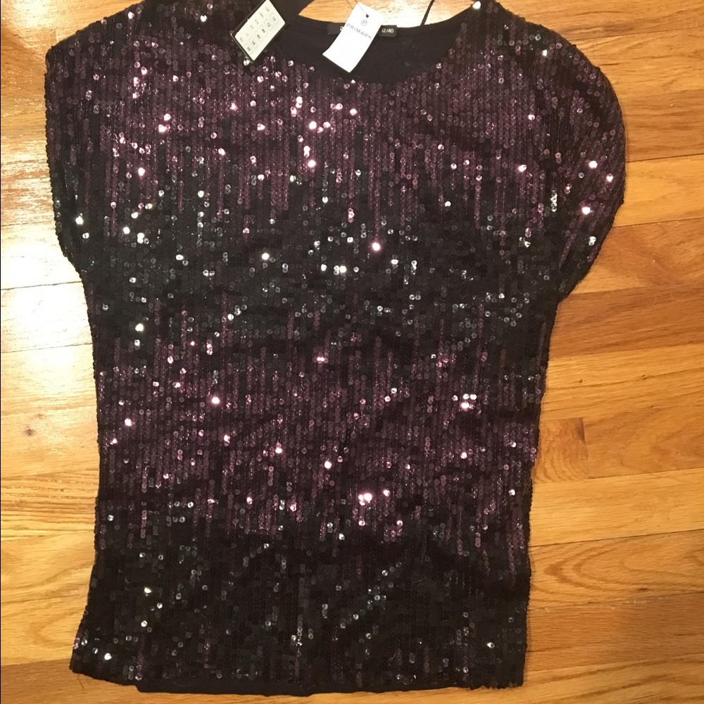 Black sequence top!