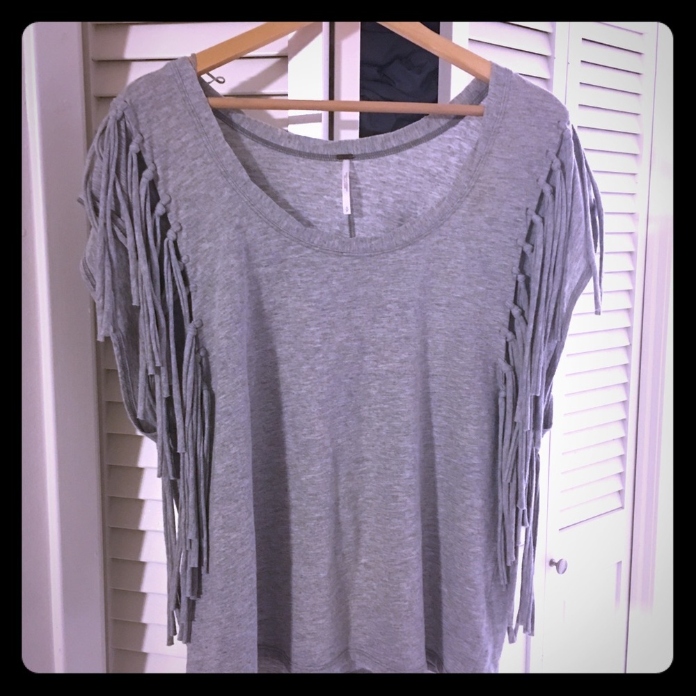 Free People fringe top