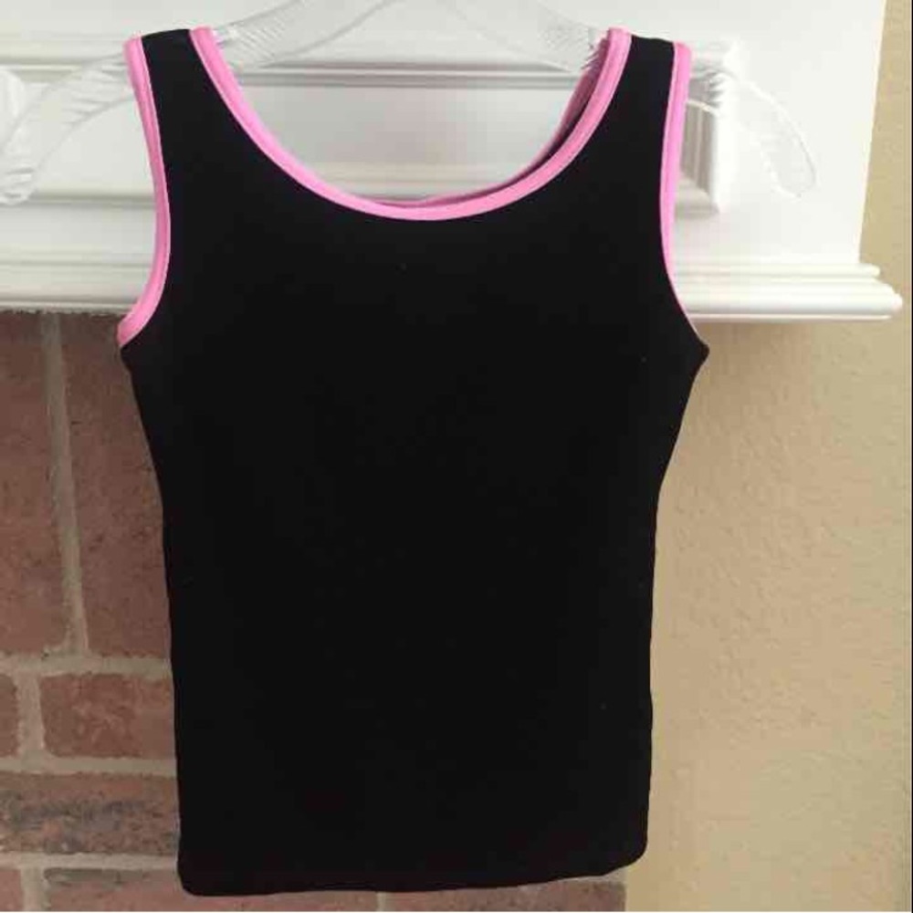 Mondor SZ 8-10 Black Gymnastics Velvety Top Shirt