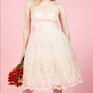 NEVER WORN, PLUS ModCloth Wedding/PROM Dress BLUSH