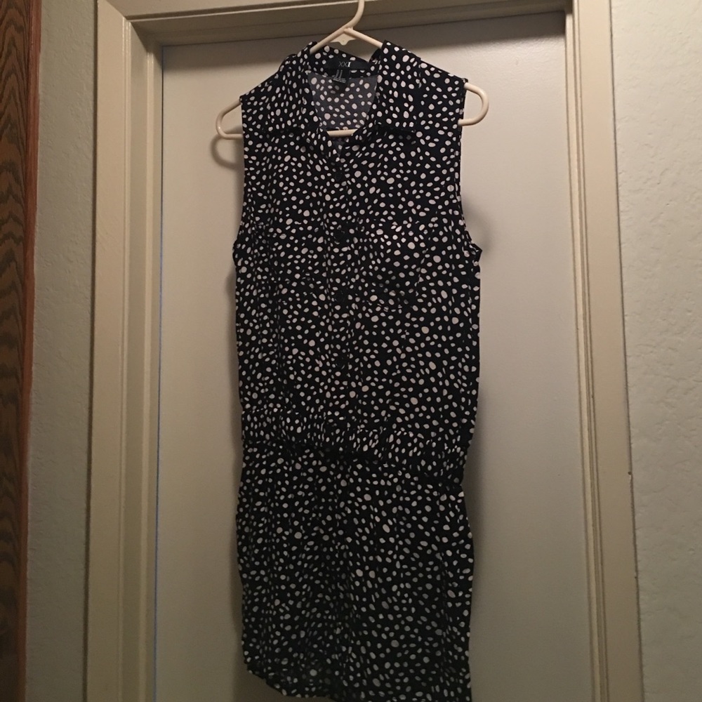 Black and White Romper
