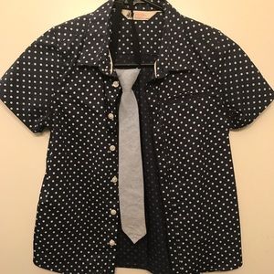 Boy button up shirt