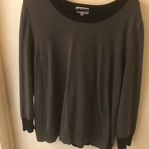 Two tone sweater
