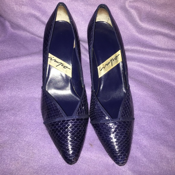 Impo Vintage 90s snakeskin pumps - Picture 1 of 8