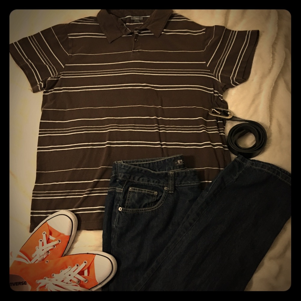 Apt 9 Men's Brown polo