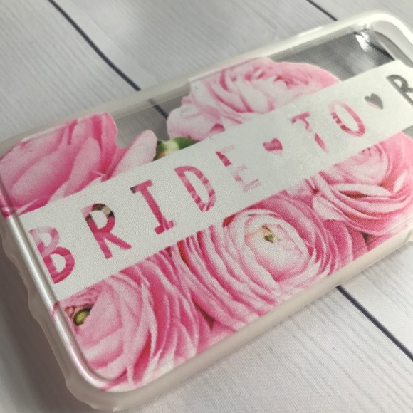 Bride To Be IPhone 7 Plus Wedding Floral Case - Picture 4 of 5