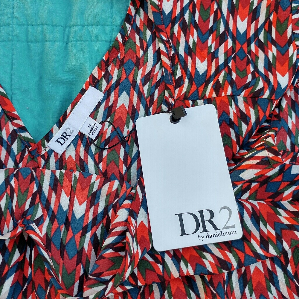 Daniel Rainn polyester print blouse - Picture 2 of 4