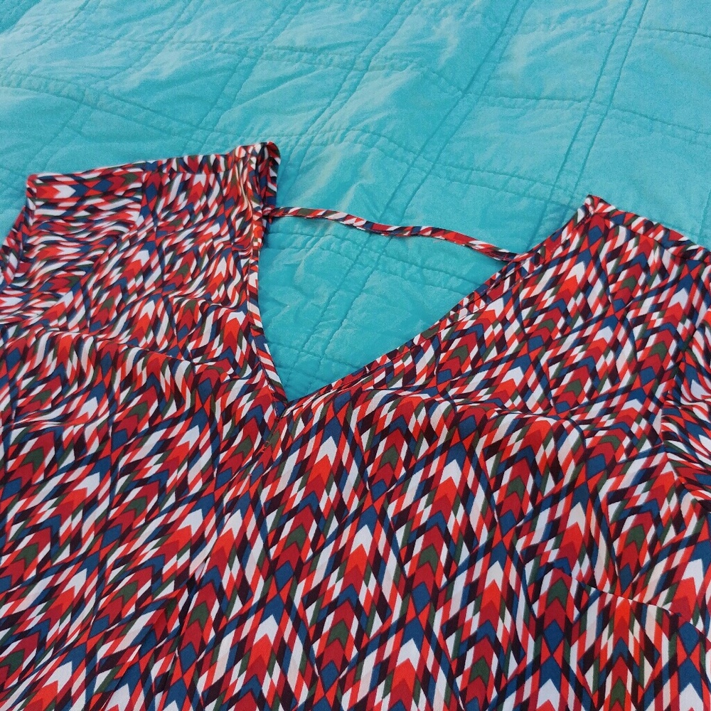 Daniel Rainn polyester print blouse - Picture 3 of 4