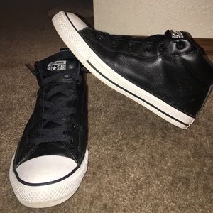 Leather Converse