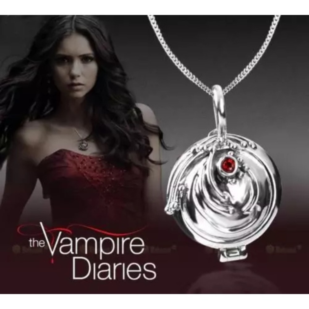 Vampire Diaries Elaine's  Vervain Locket Necklace