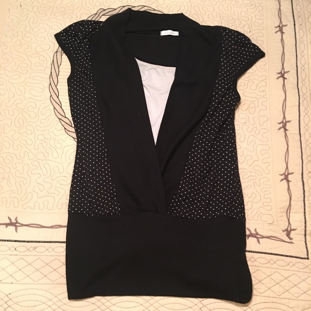 Charlotte Russe polka dot shirt