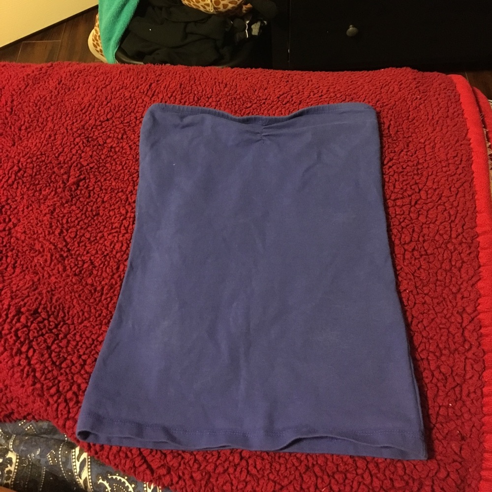 Strapless bodycon top