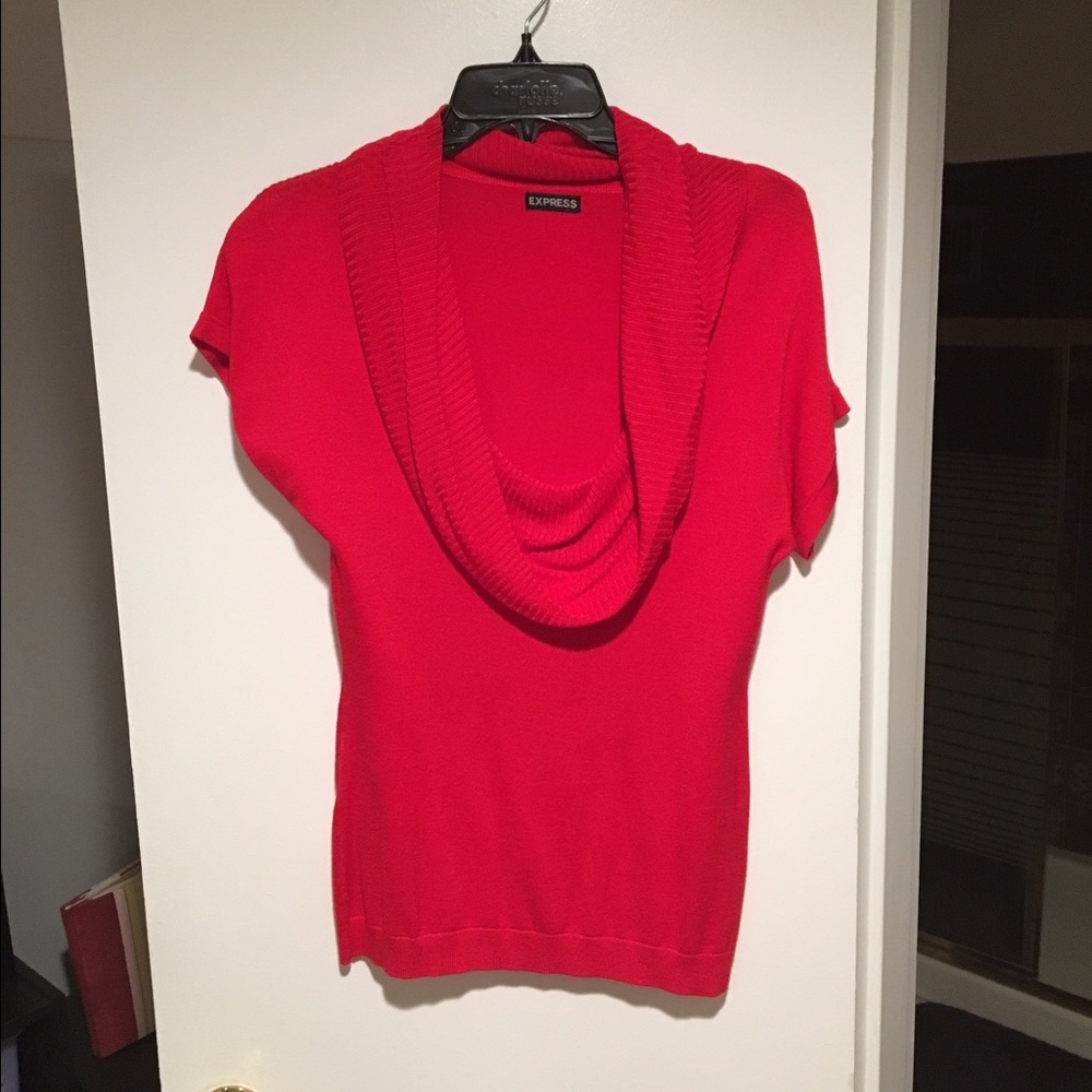 Express short sleeve sweater