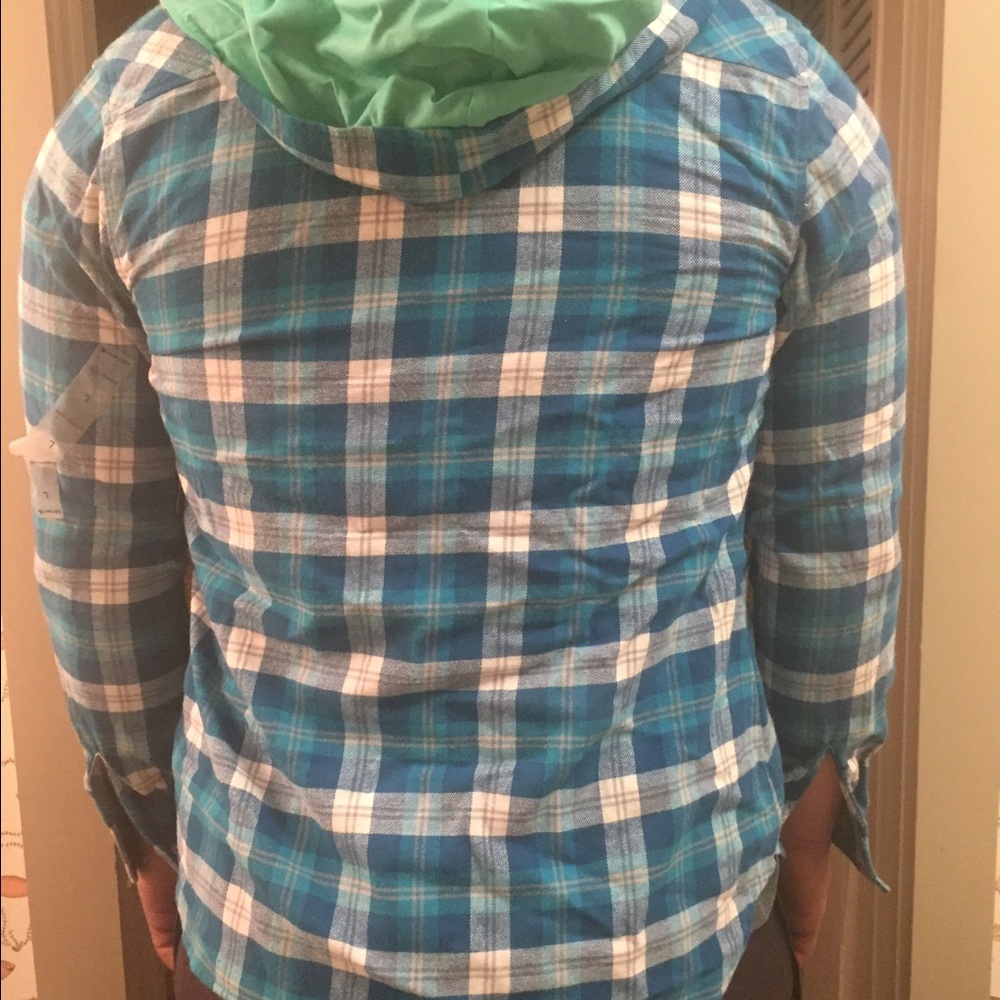 Hooded flannel