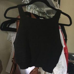 Reformation Knit Crop Top Size Large