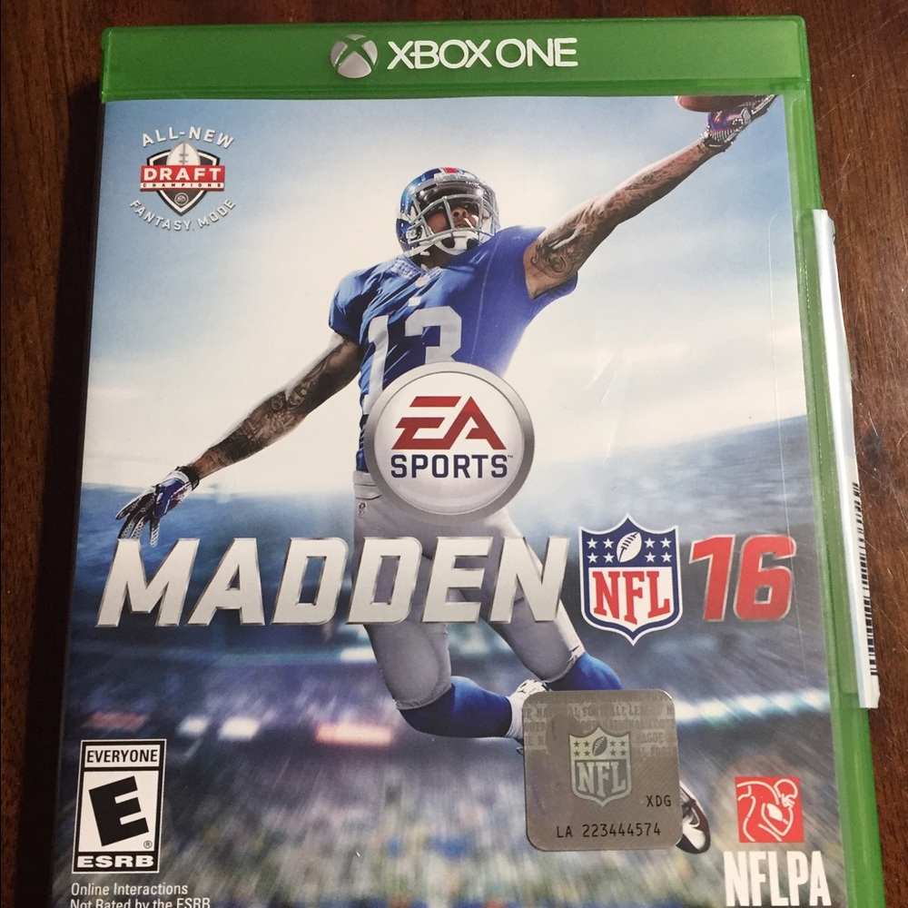 Madden 16 Xbox one game