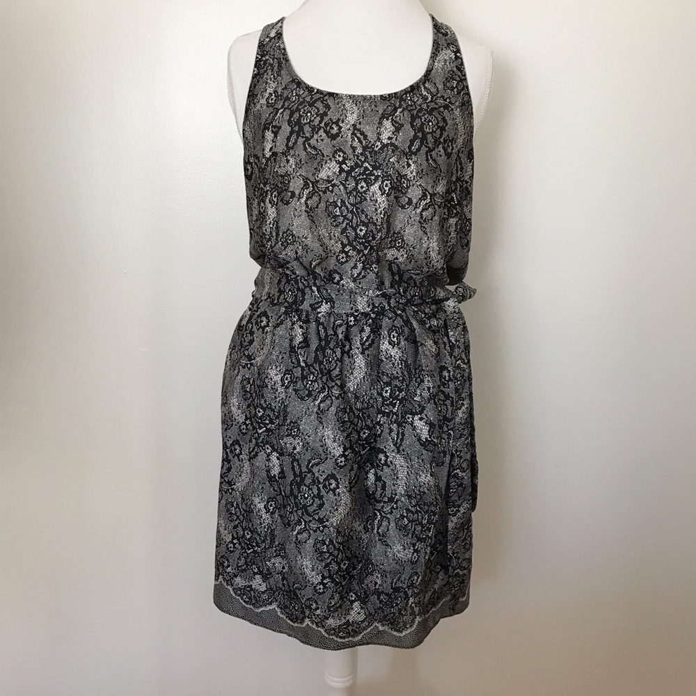 Collective Concepts Lace Pattern Racerback Dress