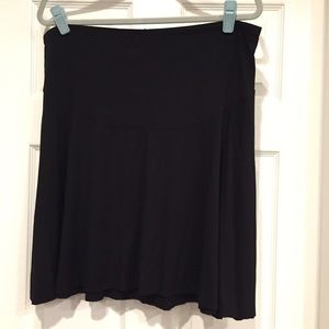 Black maternity skirt