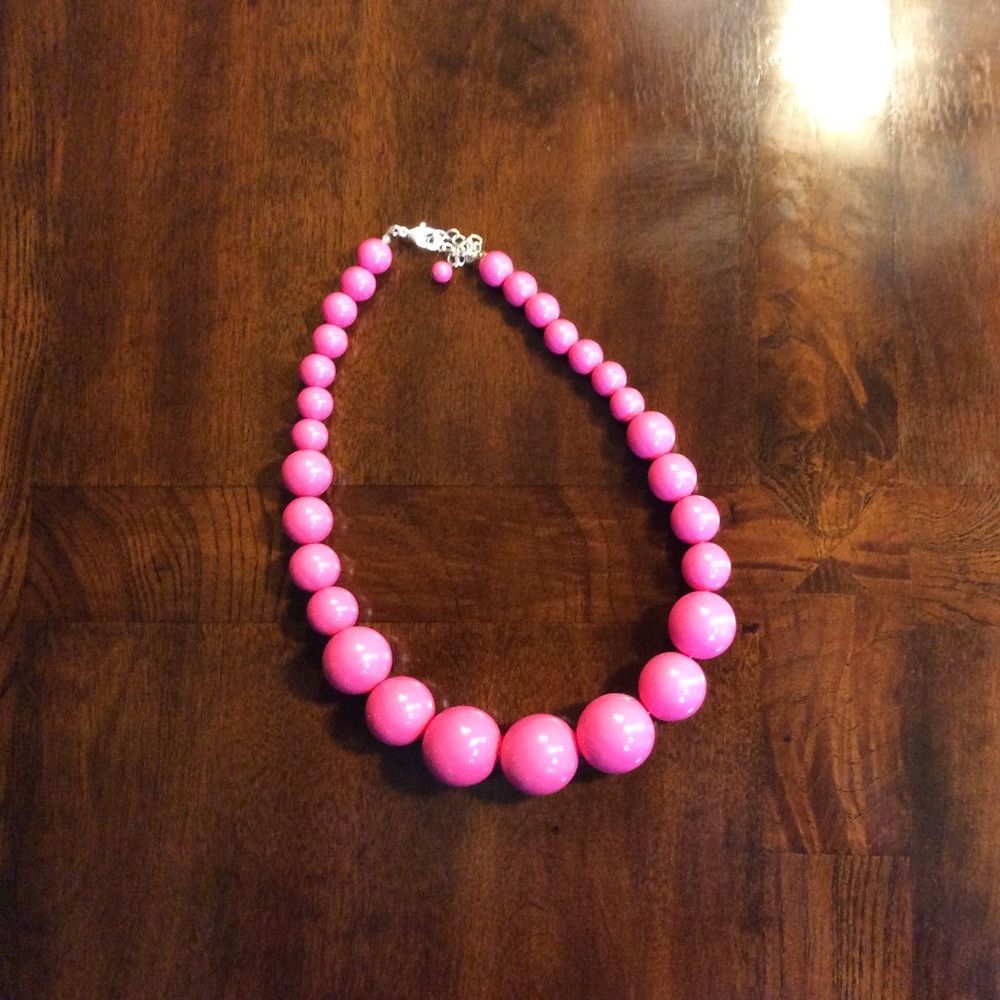 Pink beads