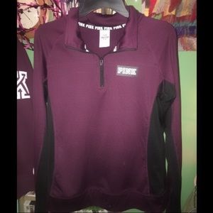 Victoria Secret PINK quarter zip athletic jacket