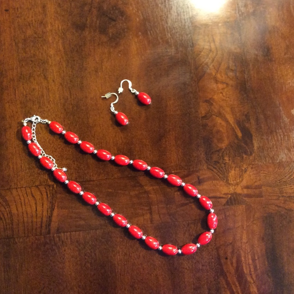 Red beads