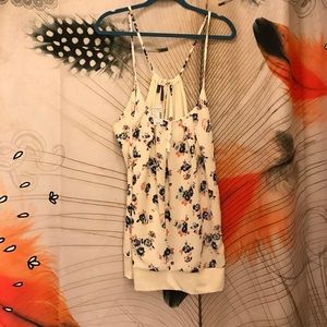 Dress shirt (tank) floral pattern.