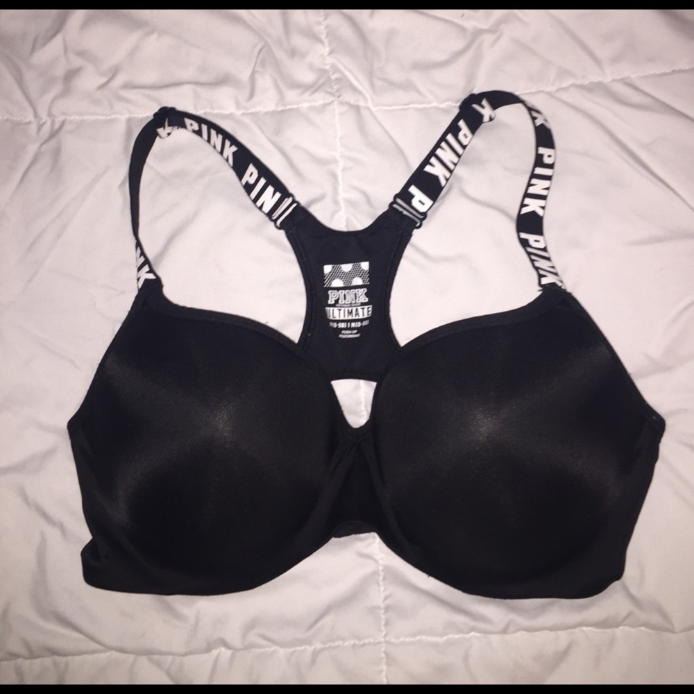 Pink VS Ultimate Push-Up Racerback Med (D-DD)