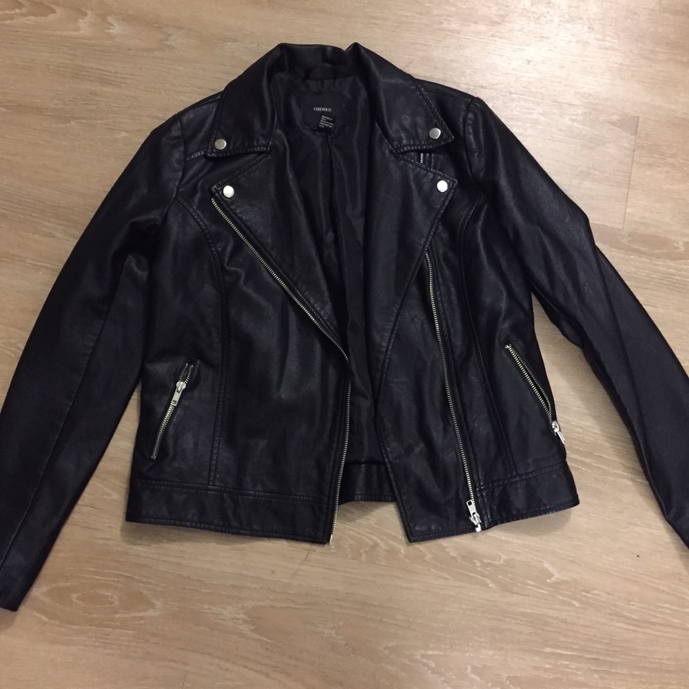 Forever 21 faux leather jacket