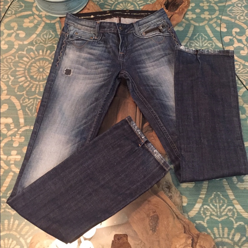 Express Rerock Boot Cut Jean Size 2
