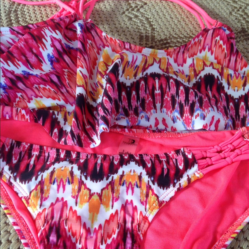 Tini Bikini swim wear line psychedelic swim suit M
