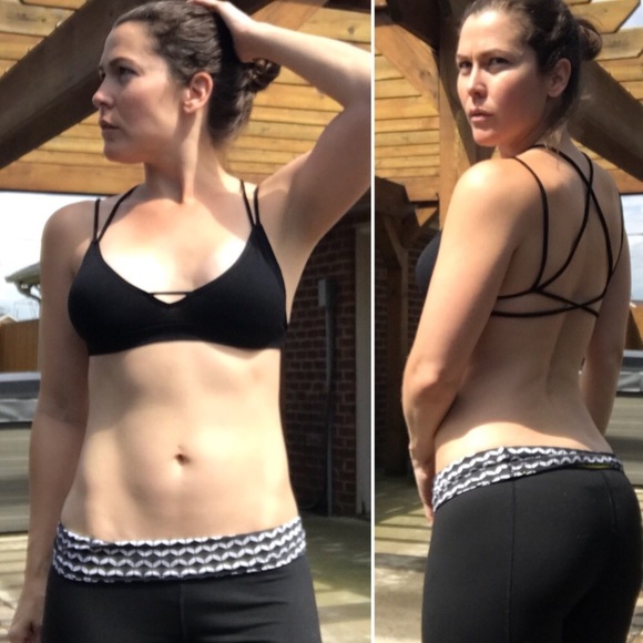 ❌ SOLD❌Black Crisscross Bralette Slashed Caged Bra - Picture 4 of 8