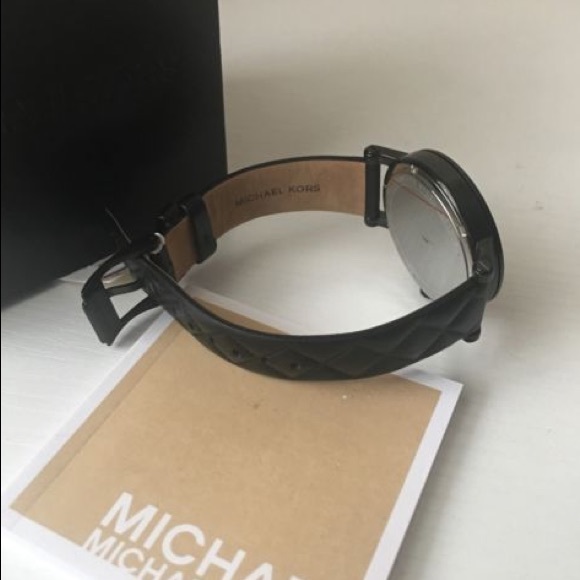 Michael Kors Black Dial Crystal Watch