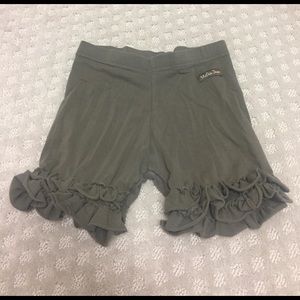 Matilda Jane olive green ruffle shorties