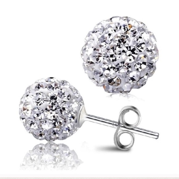 ✨Elegant Cz studs round disco ball✨ - Picture 5 of 5