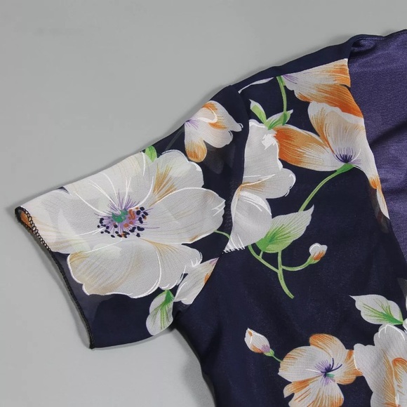 🌸Last one sale was 38$Floral chiffon dress - Picture 4 of 6